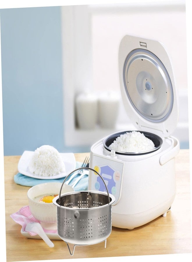 UTHCLO Stainless Steel Steamer Basket 5.4 Inch Multi-Use Vegetable Food Steamer for Dumplings Rice Eggs Fish and More - Image 3